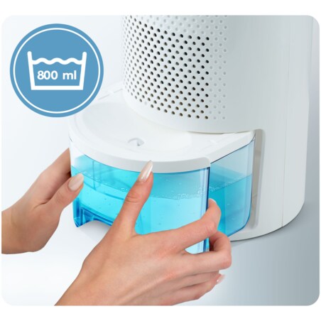 Osuszacz powietrza pochłaniacz wilgoci cichy 34db led Berdsen