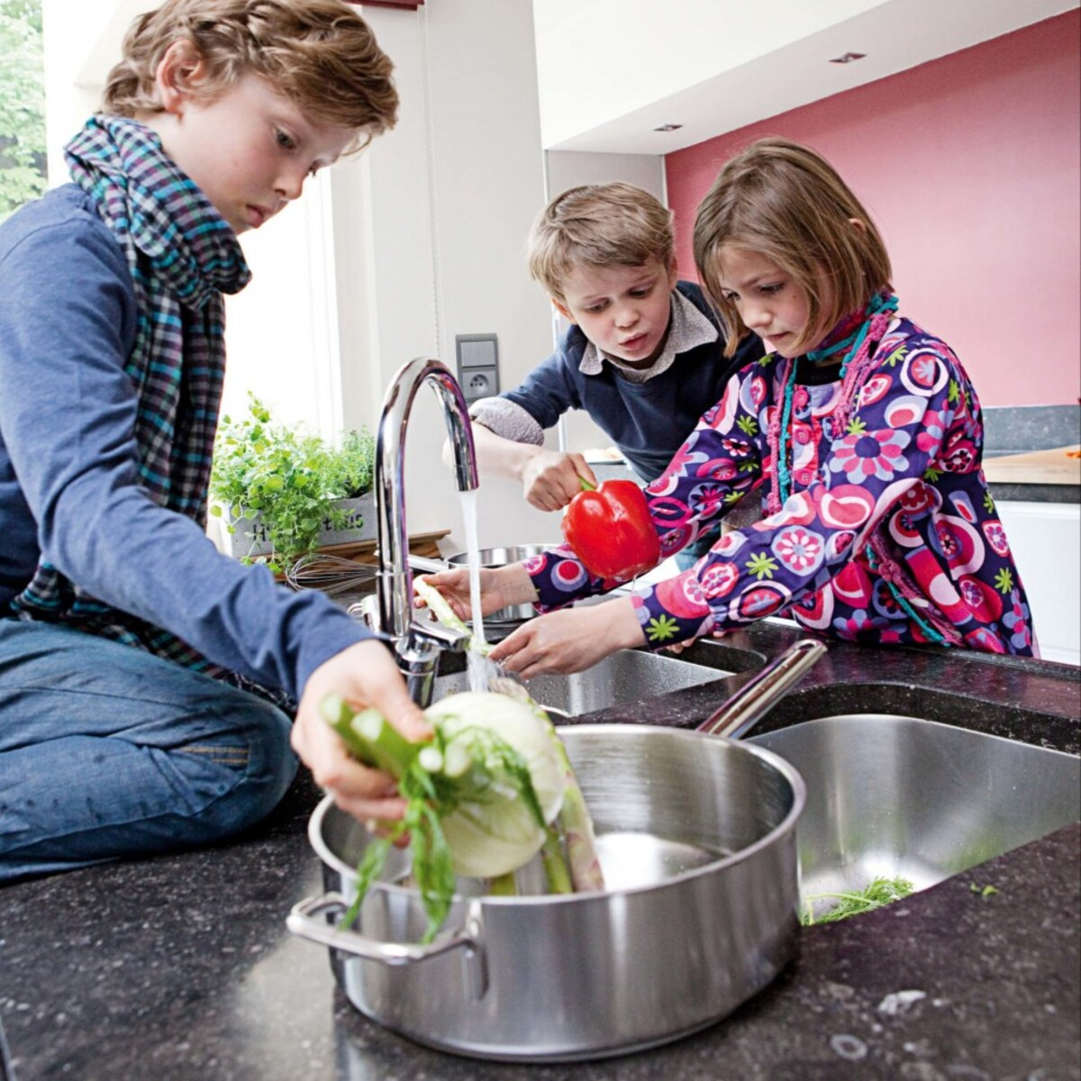 Patelnia głęboka z 2 uchwytami Demeyere Apollo 7 - 28 cm