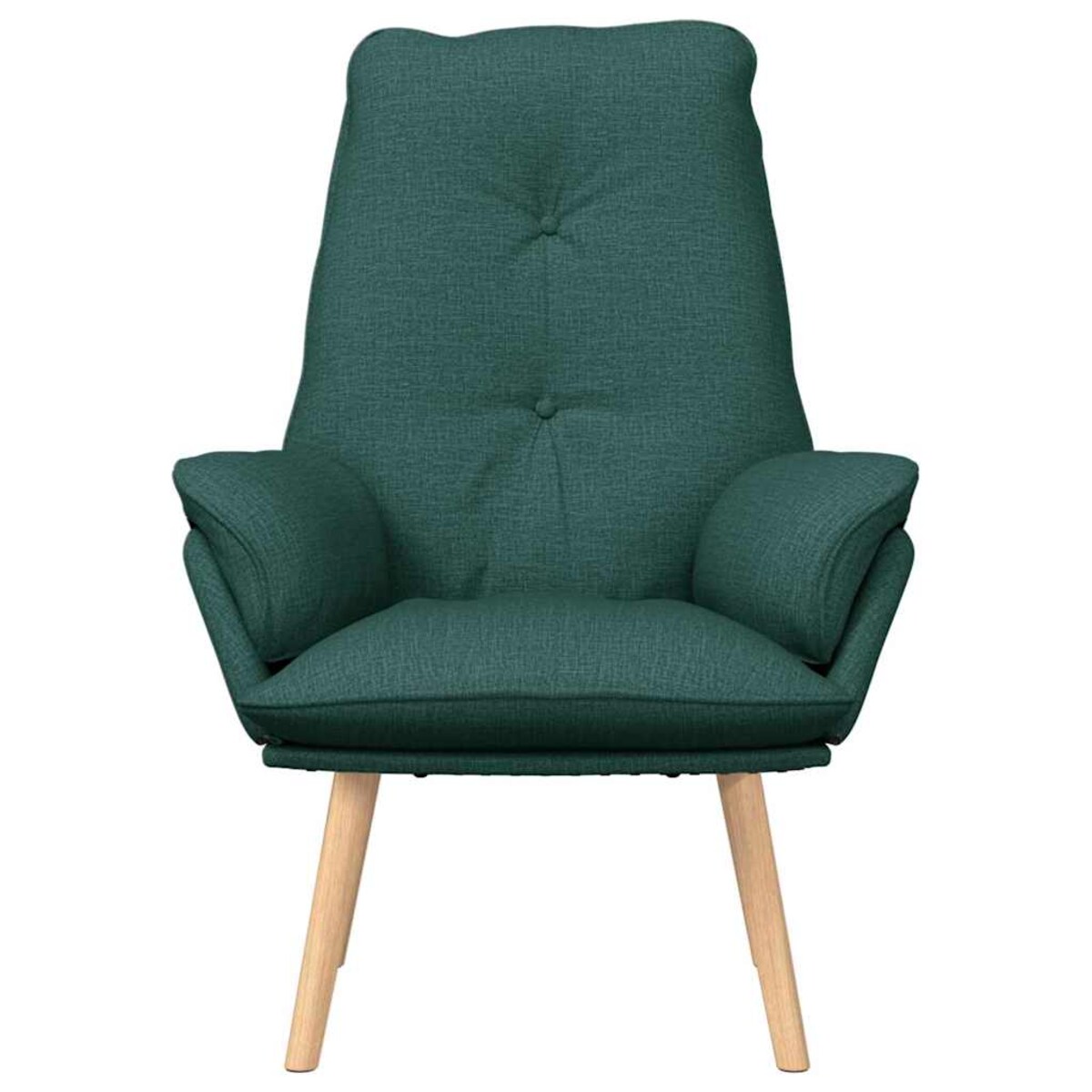 vidaXL Fotel relaksacyjny Ciemnozielony 69 x 74 x 93 cm tkanina