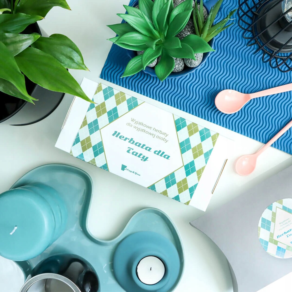 BOX Zestaw herbat smakowych dla taty ojca szwagra 21 wyjątkowych smaków