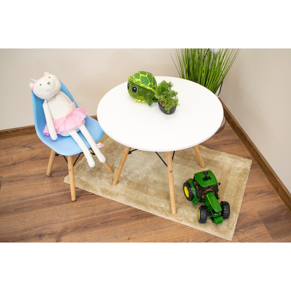 Krzesło Do Jadalni Kuchni Salonu Zubi - Niebieskie