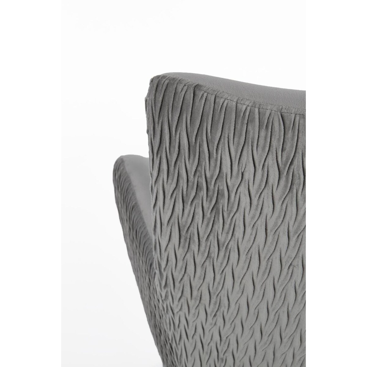 FOTEL WYPOCZYNKOWY Idris szary DREWNIANE NOGI czarne