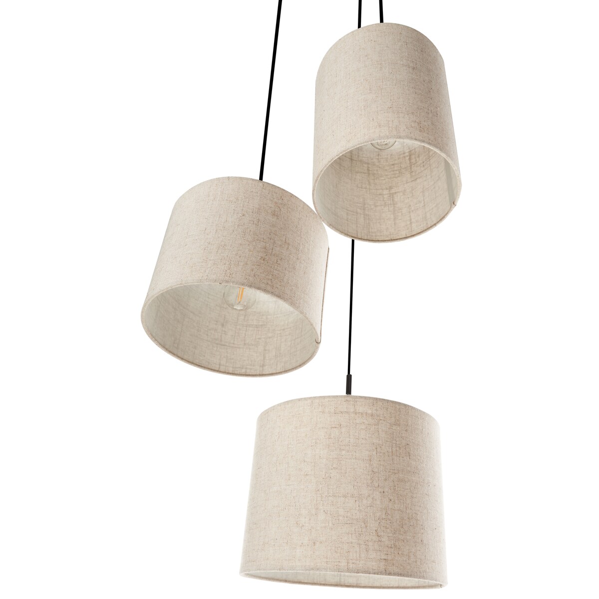 Lampa wisząca PARGUAZA Len Jasnobeżowy