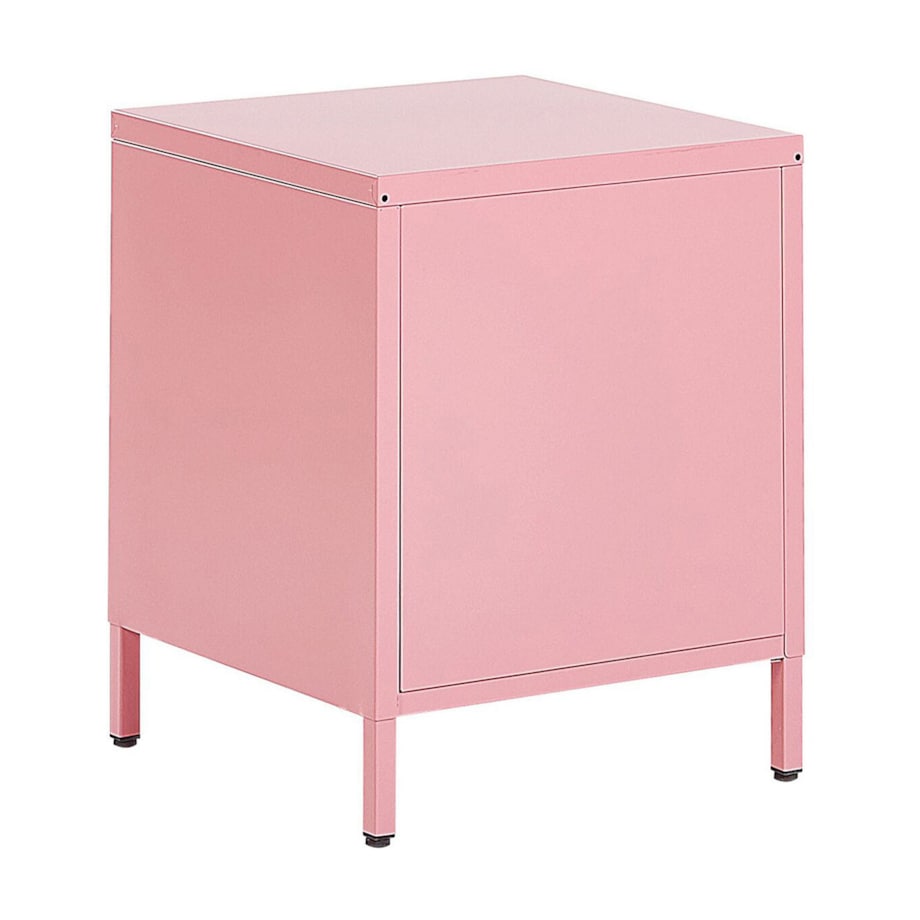 Szafka nocna metalowa różowa MALAVI