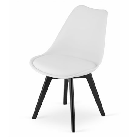 Krzesło Do Jadalni Kuchni Salonu drewniane białe