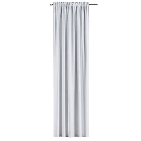 Zasłona na kanale z grzywką 1 szt. 130x245 biały