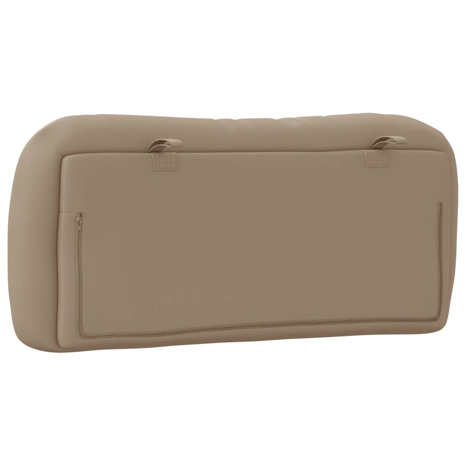 vidaXL Poduszka na wezgłowie, Hvar, cappuccino, 80 cm, sztuczna skóra