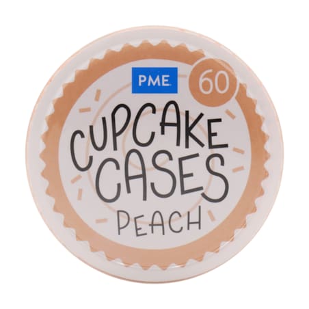 PME Papilotki do pieczenia babeczek (60 sztuk) pomarańczowy