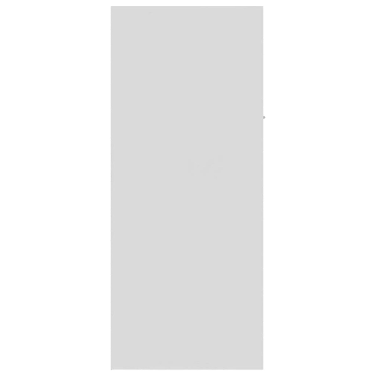 vidaXL Szafka na buty, biała, 60x35x84 cm, materiał drewnopochodny