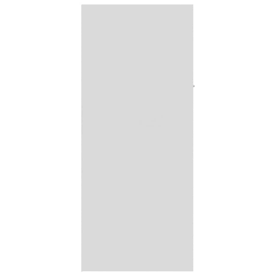 vidaXL Szafka na buty, biała, 60x35x84 cm, materiał drewnopochodny