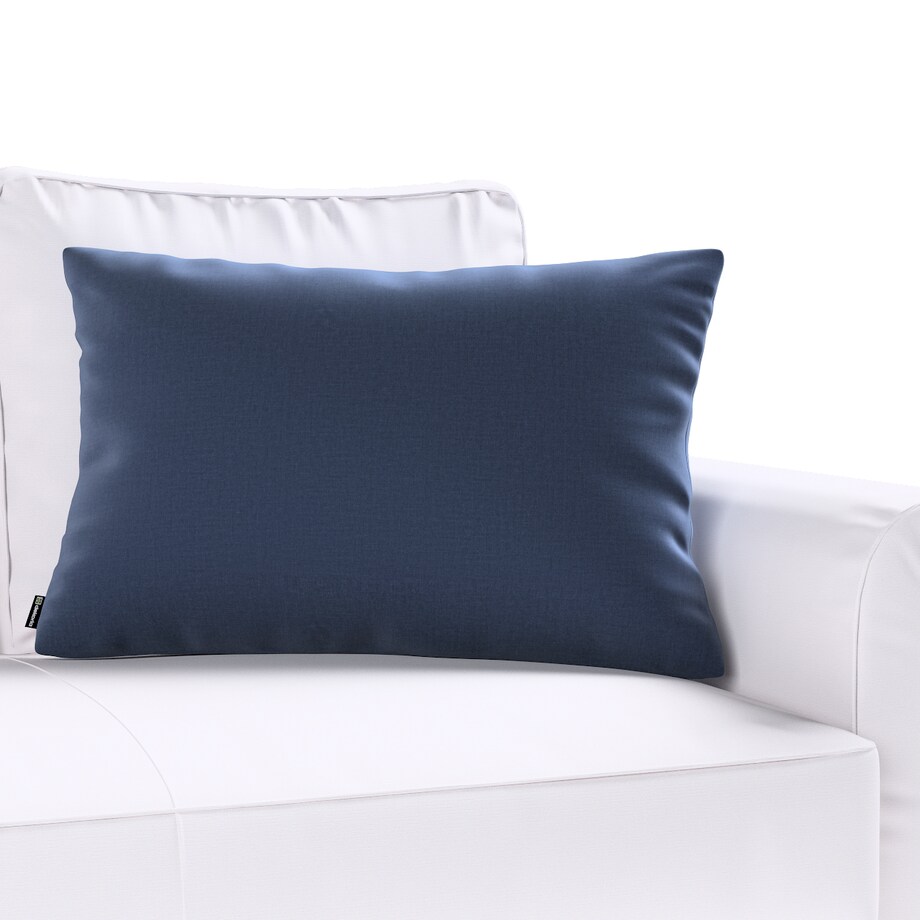 Poszewka Kinga na poduszkę prostokątną 47x28 granatowy welwet