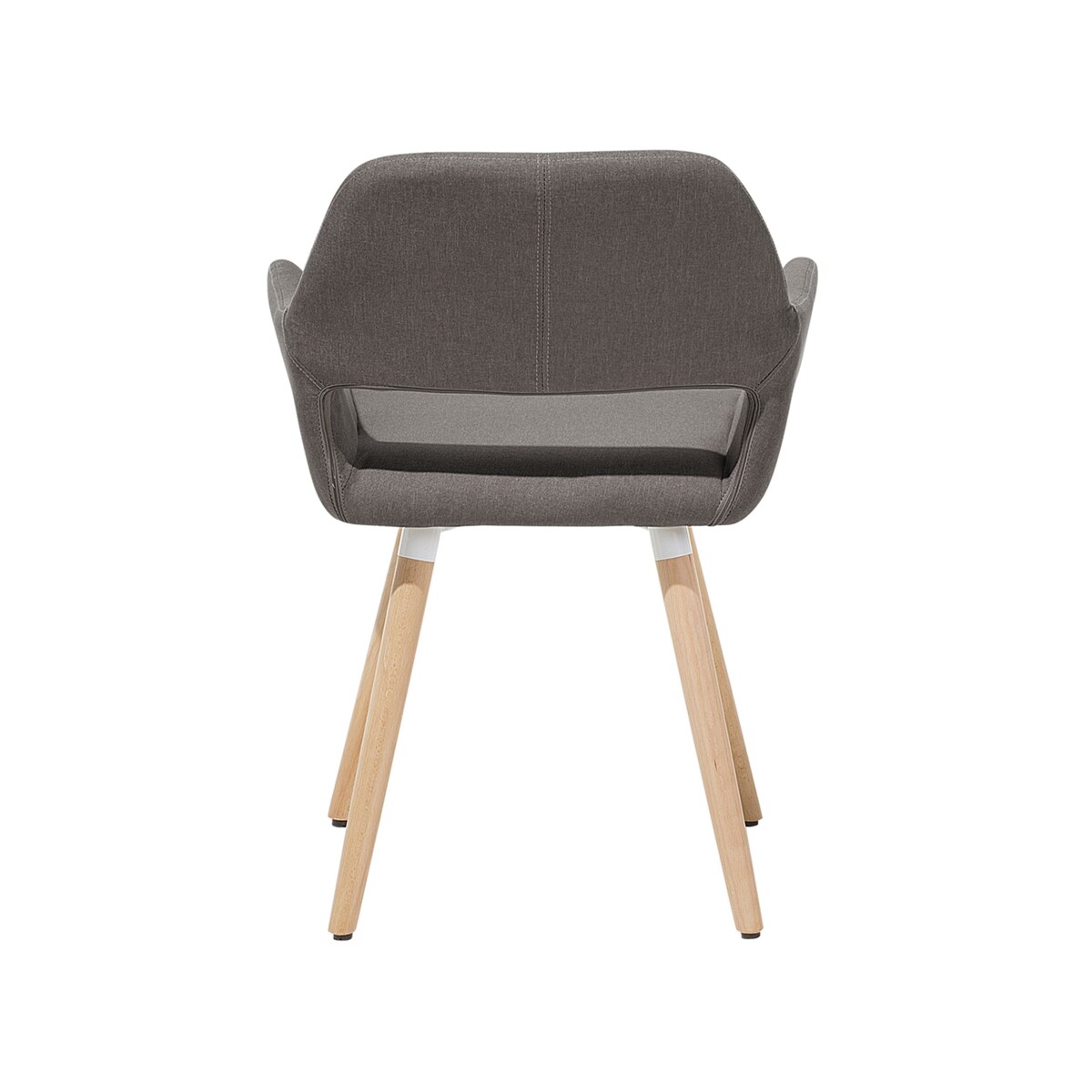 Zestaw 2 krzeseł do jadalni szarobeżowy CHICAGO