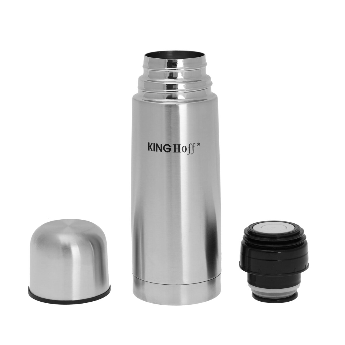 Termos stalowy z pokrowcem 0.35L na kawę herbatę napoje KINGHOFF