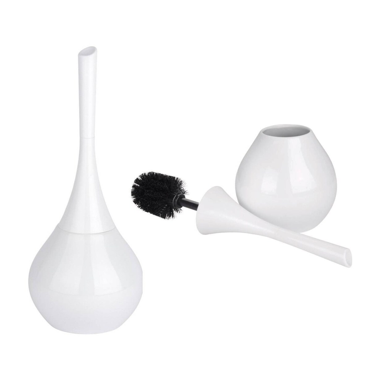 Pojemnik na szczotkę FLAKON + szczotka WC, WENKO