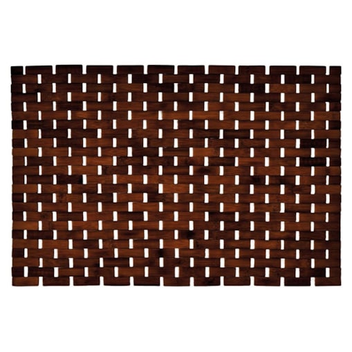 Kleine Wolke Palito Mata drewniana brązowy 50 x 70 cm