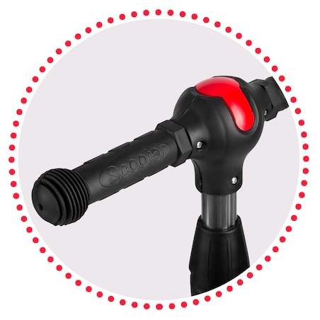 Hulajnoga trójkołowa dla dzieci Ricokids Piko czarno-biała