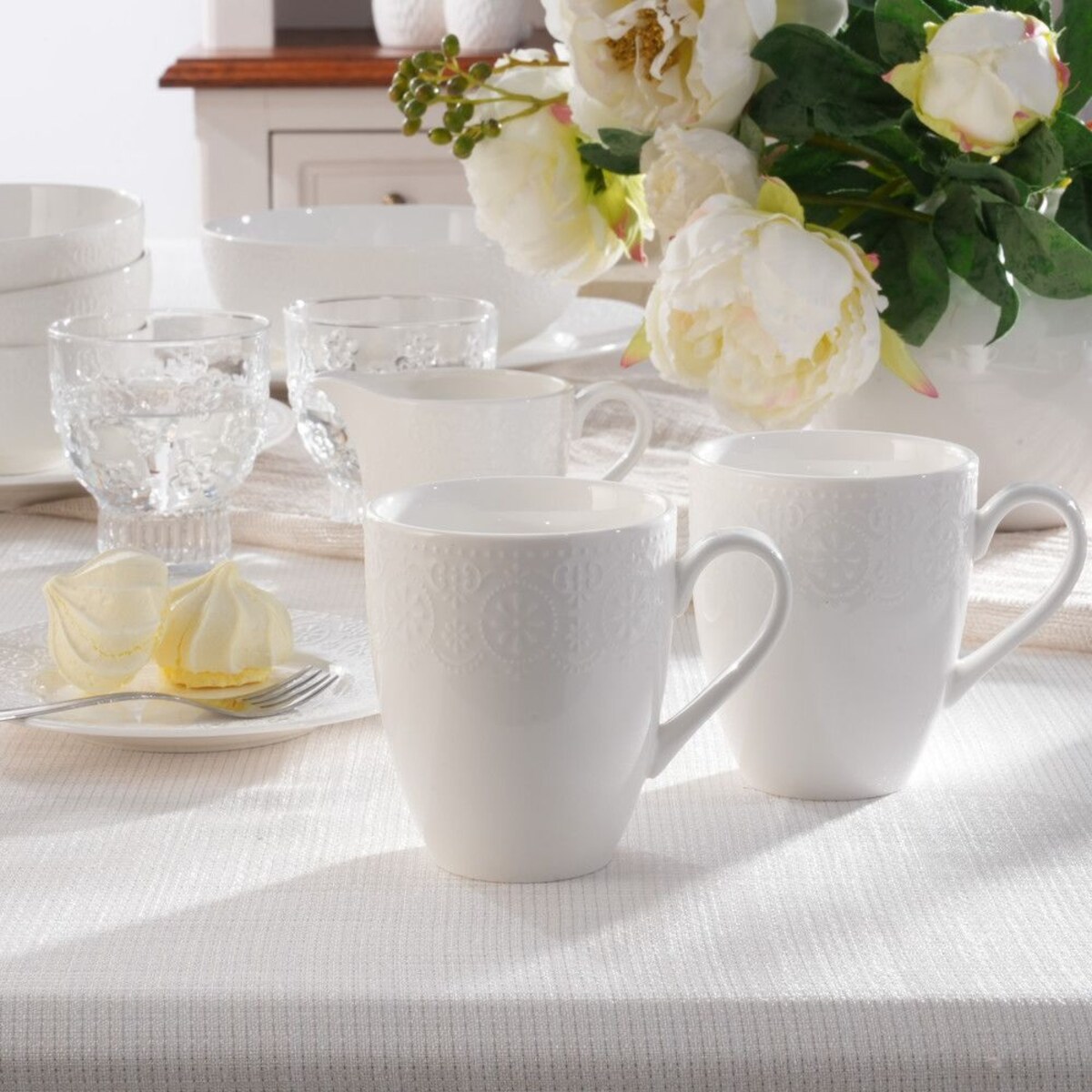 VILLA ITALIA Kubek 300 ml porcelanowy FLORENTINA