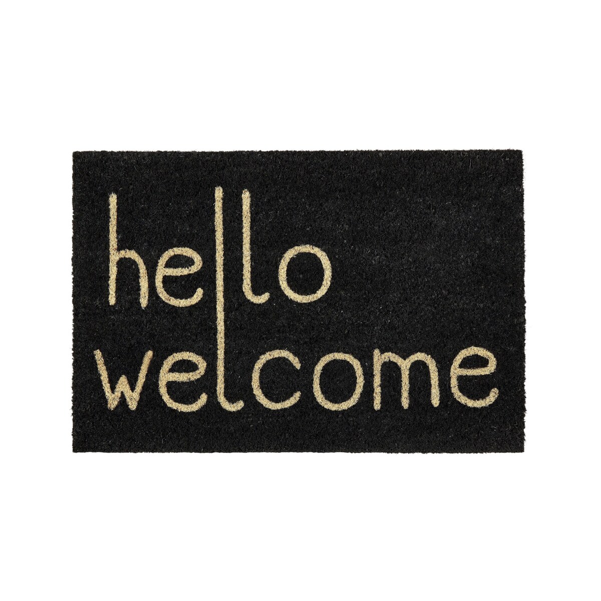 Wycieraczka kokosowa 40 x 60 cm czarna FANSIPAN