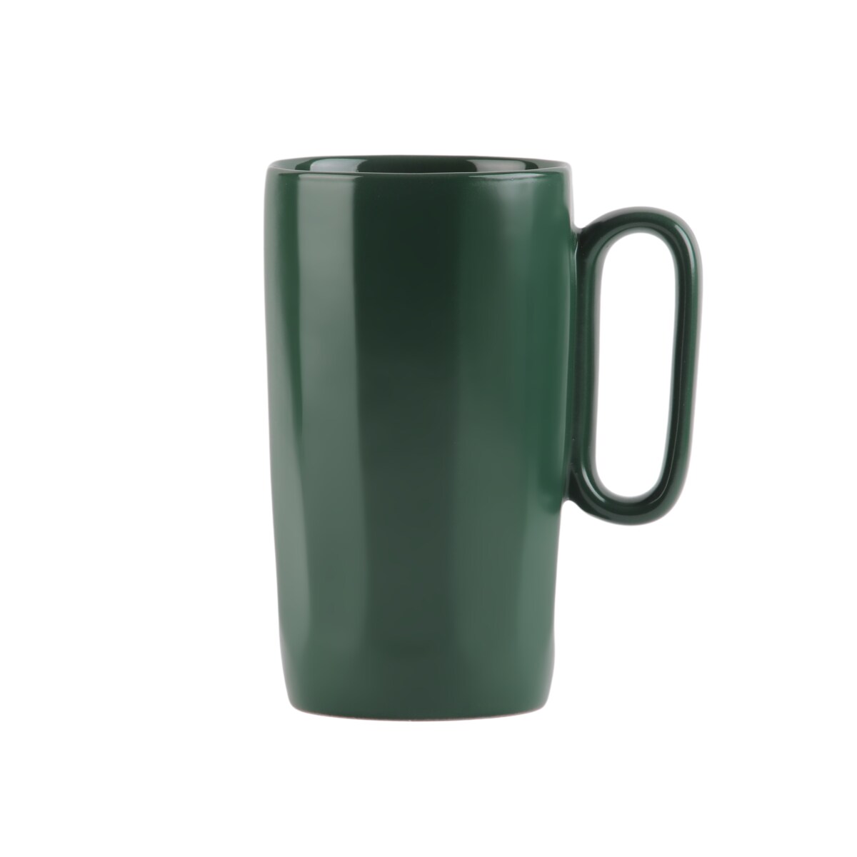 Dwa kubki ceramiczne z uszkiem 330 ml Fuori zielone 30091