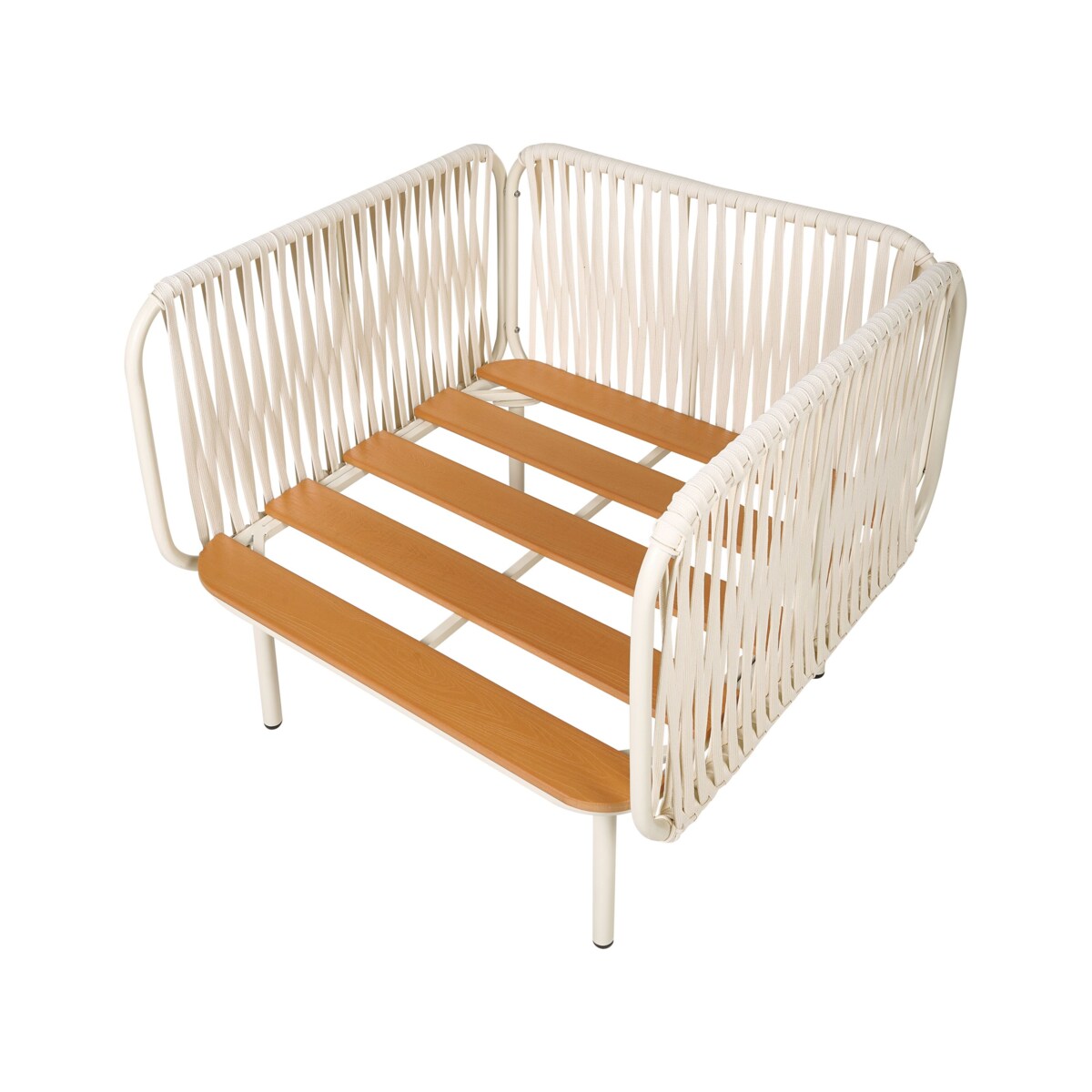 Krzesło ogrodowe Szary SENISE