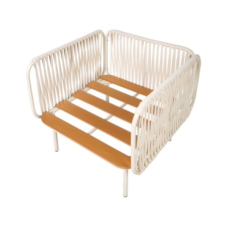 Krzesło ogrodowe Szary SENISE