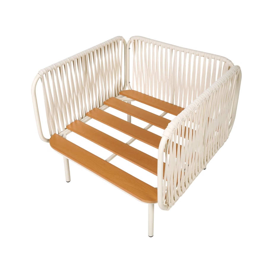 Krzesło ogrodowe Szary SENISE