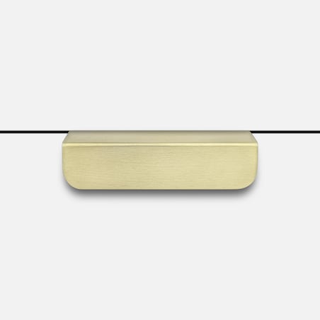 EDIT MATT uchwyt meblowy krawędziowy mosiężny szczotkowany