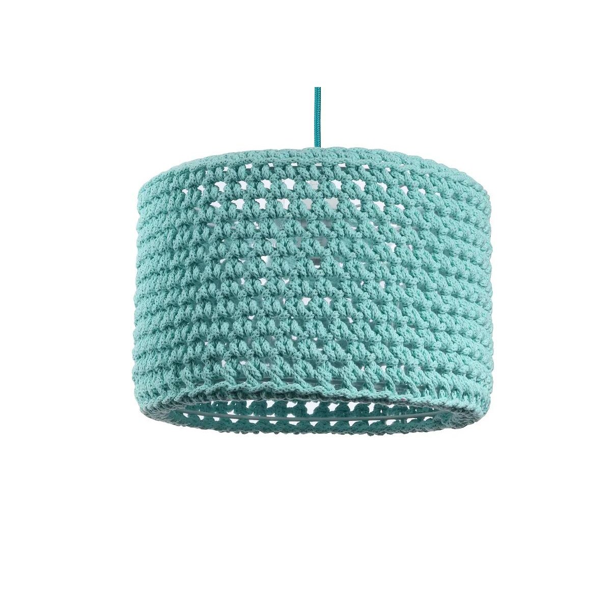 Lampa wisząca COTTON 25 turkusowa