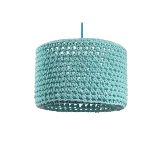 Lampa wisząca COTTON 25 turkusowa