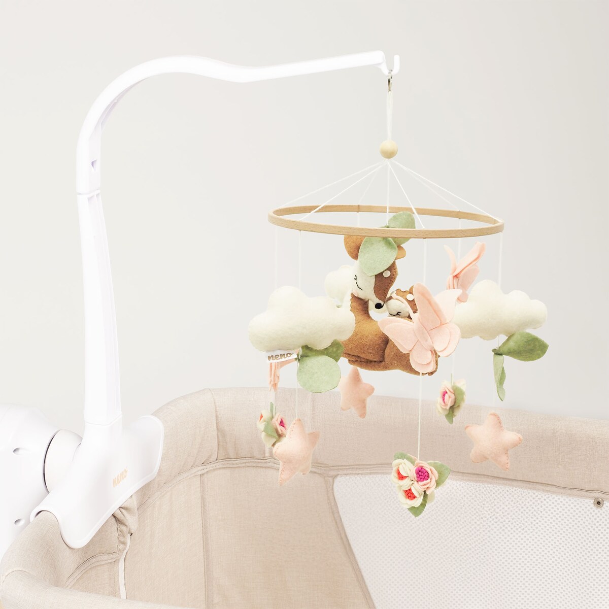 NENO ROSI Karuzela do łóżeczka z uchwytem mocującym