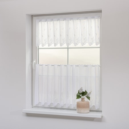 Zazdrostka żakardowa Floral wys. 60 cm na metry 260x0