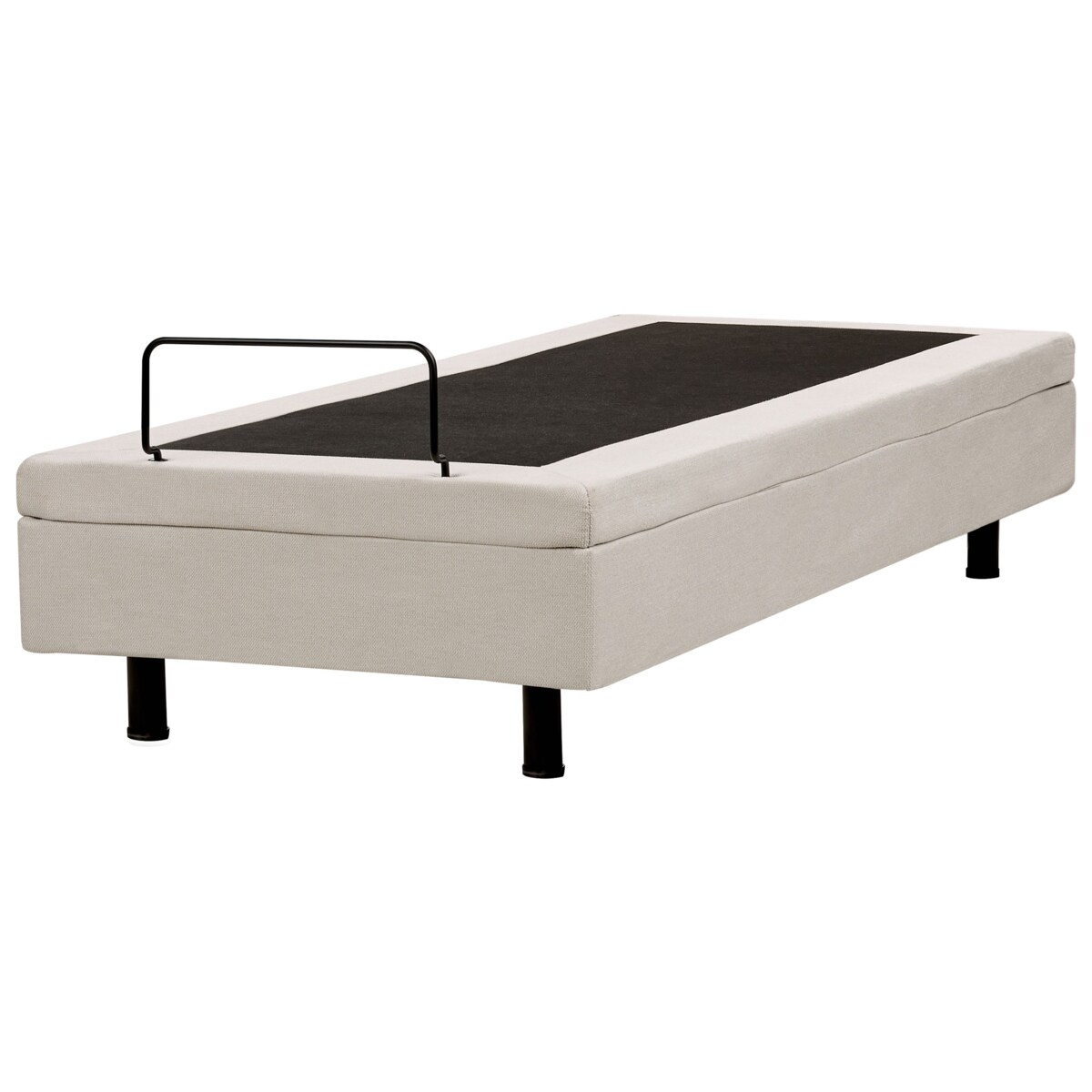 Łóżko regulowane bez zagłówka DUKE II 80 x 200 cm Jasnobeżowy