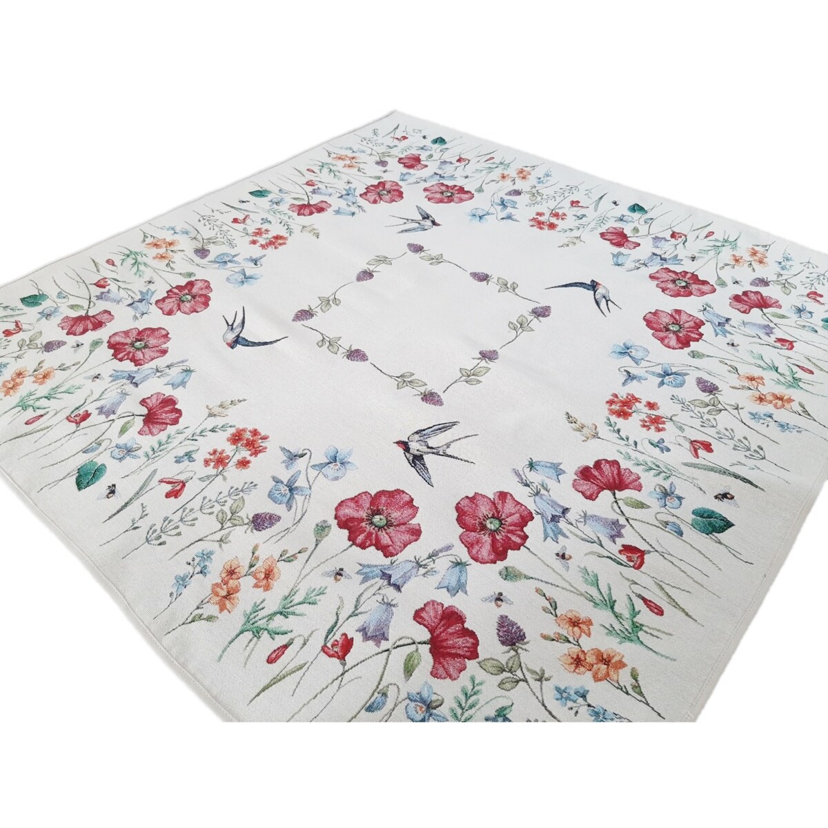 Obrus Na Stół 100X100 Cm Ozdobny Dekoracyjny Meadow