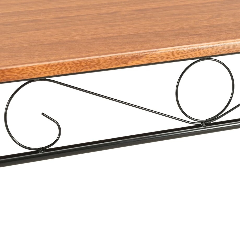 vidaXL Stół jadalniany, brązowy, 120 x 70 x 75 cm, MDF