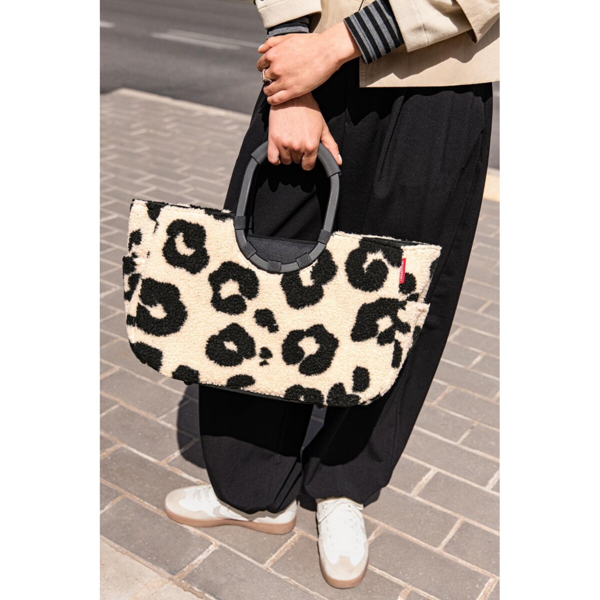 Torba LOOPSHOPPER M, teddy leo cream