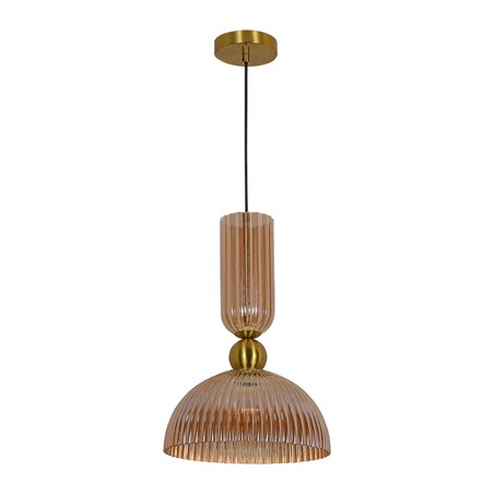 Lampa sufitowa wisząca Light Prestige Piega bursztynowy 1 x E27 1 szt.