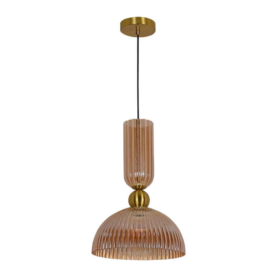 Lampa sufitowa wisząca Light Prestige Piega bursztynowy 1 x E27 1 szt.