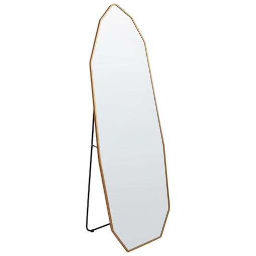 Lustro stojące TARTAS 165 cm Metal Złoty