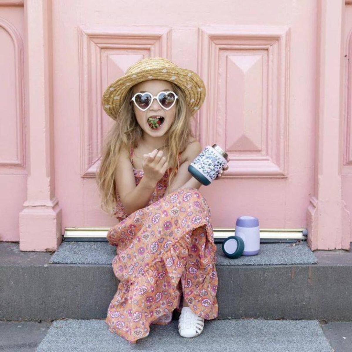 Termos obiadowy dla dzieci na zupę i obiad 210 ml Blue Slate b.box