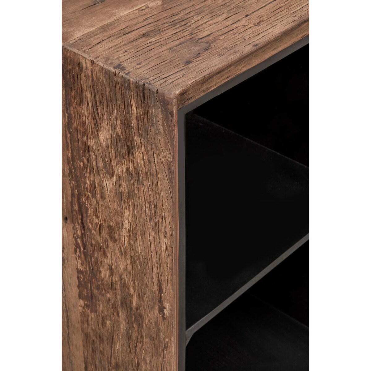 Regał z drewna z odzysku Juvira 150x45 cm