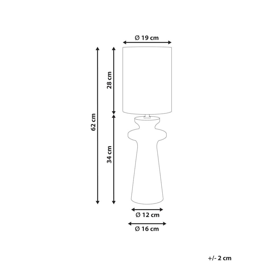 Lampa stołowa OTEROS Oliwkowy
