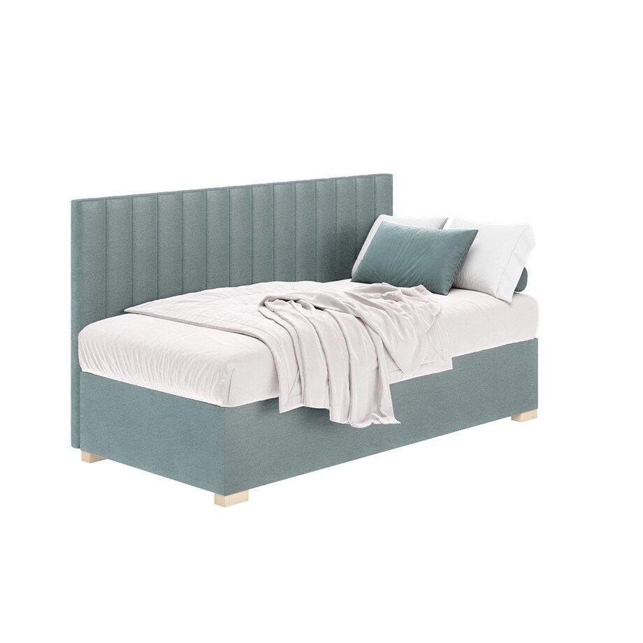 Mesonica Łóżko Chill, linie błękitne, 90x200