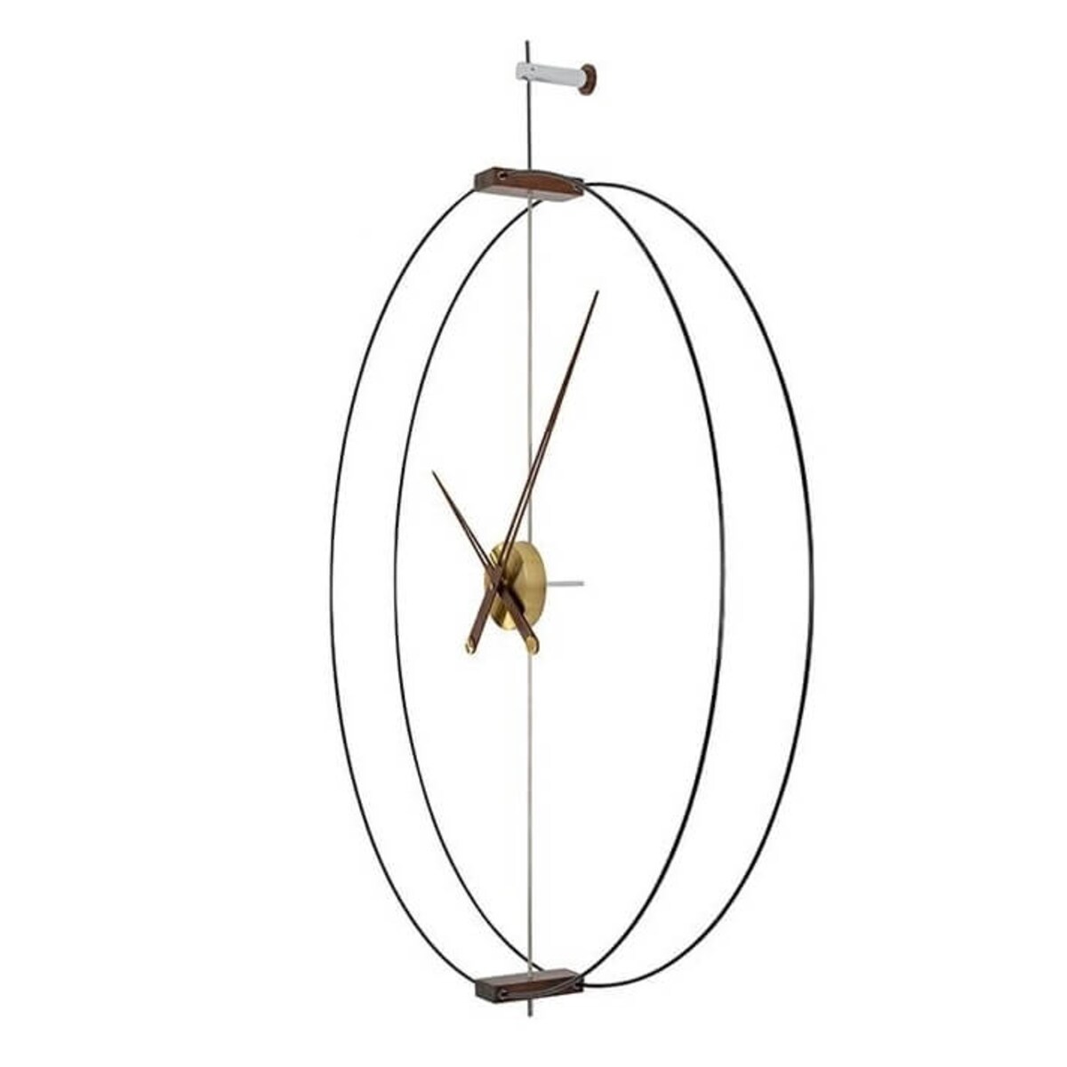 Ścienny zegar Doble Ring DW8211-60 metalowy mosiądz, King Home