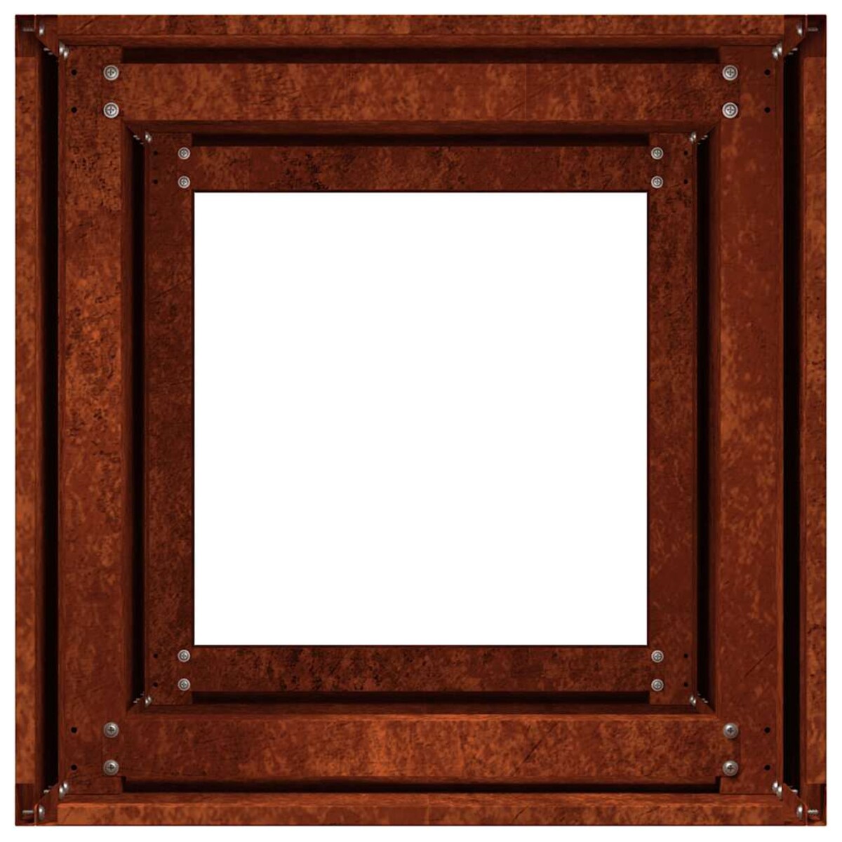 vidaXL Doniczka Rusty 40x40x80 cm Stal nierdzewna
