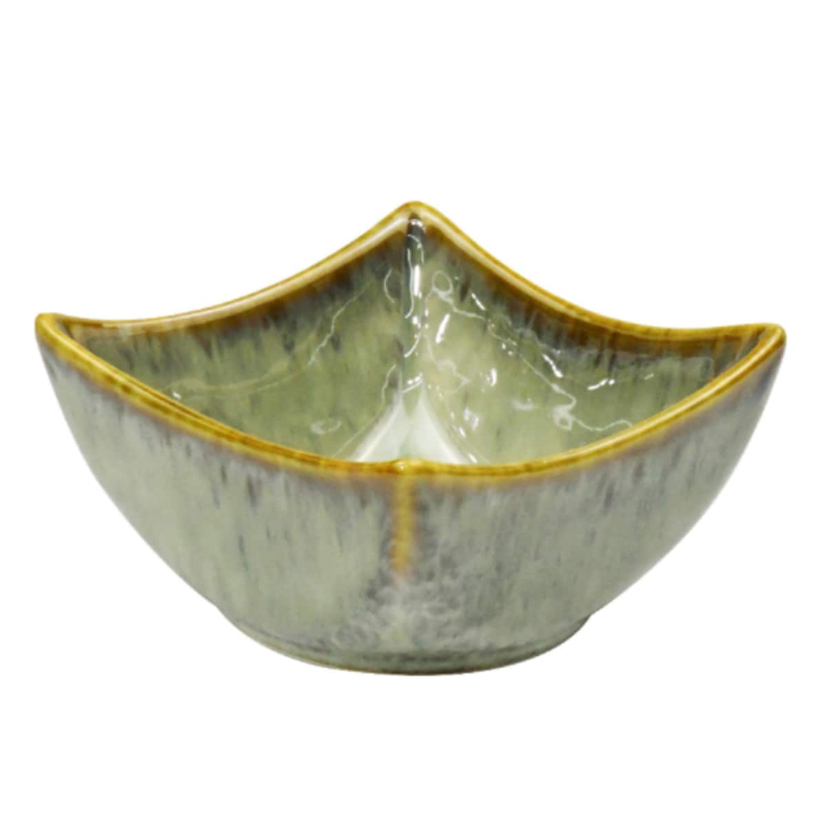 miseczka do dipów i przekąsek limon verde 3 9x9x5,4 zielona kwardatowa