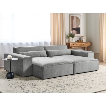 Szezlong lewostronny szary HELLNAR