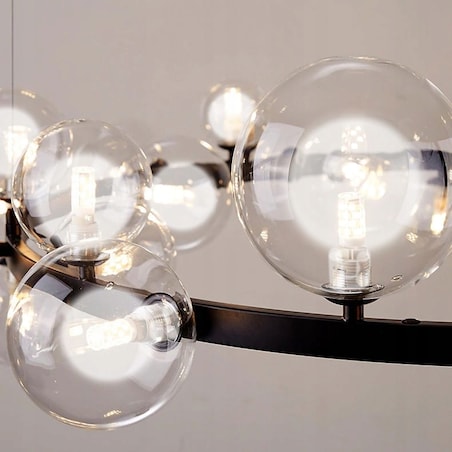 Lampa Sufitowa Wisząca Modern Loft Szklane Kule