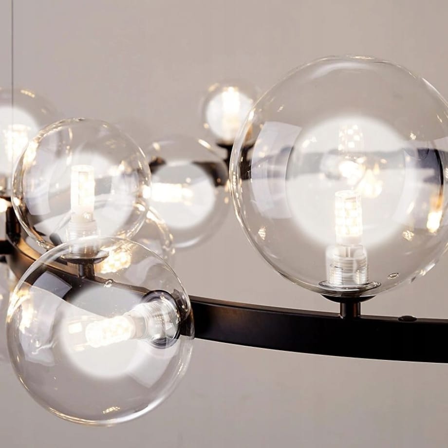 Lampa Sufitowa Wisząca Modern Loft Szklane Kule