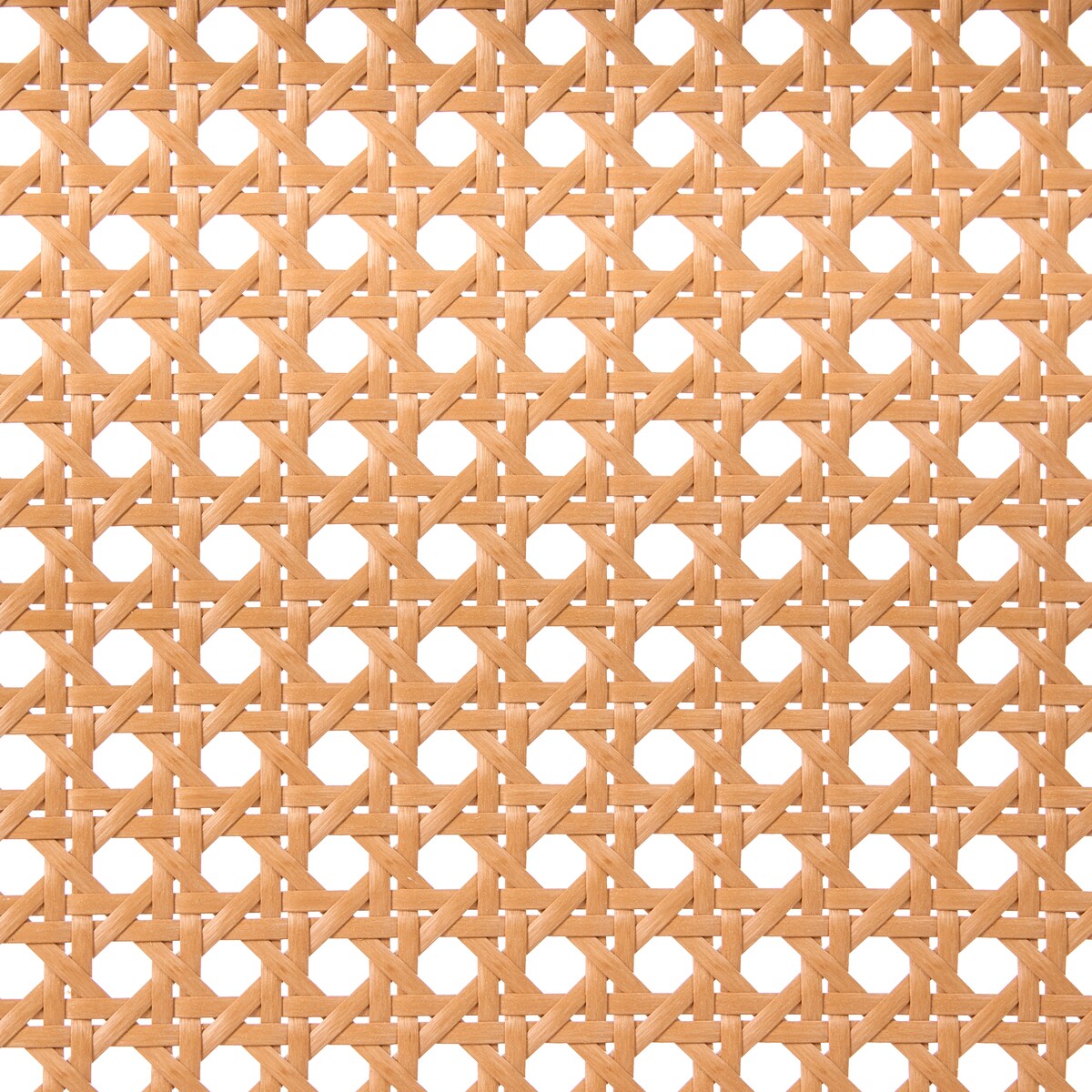Łóżko Rattan BOUSSICOURT 140 x 200 cm Jasnobrązowy