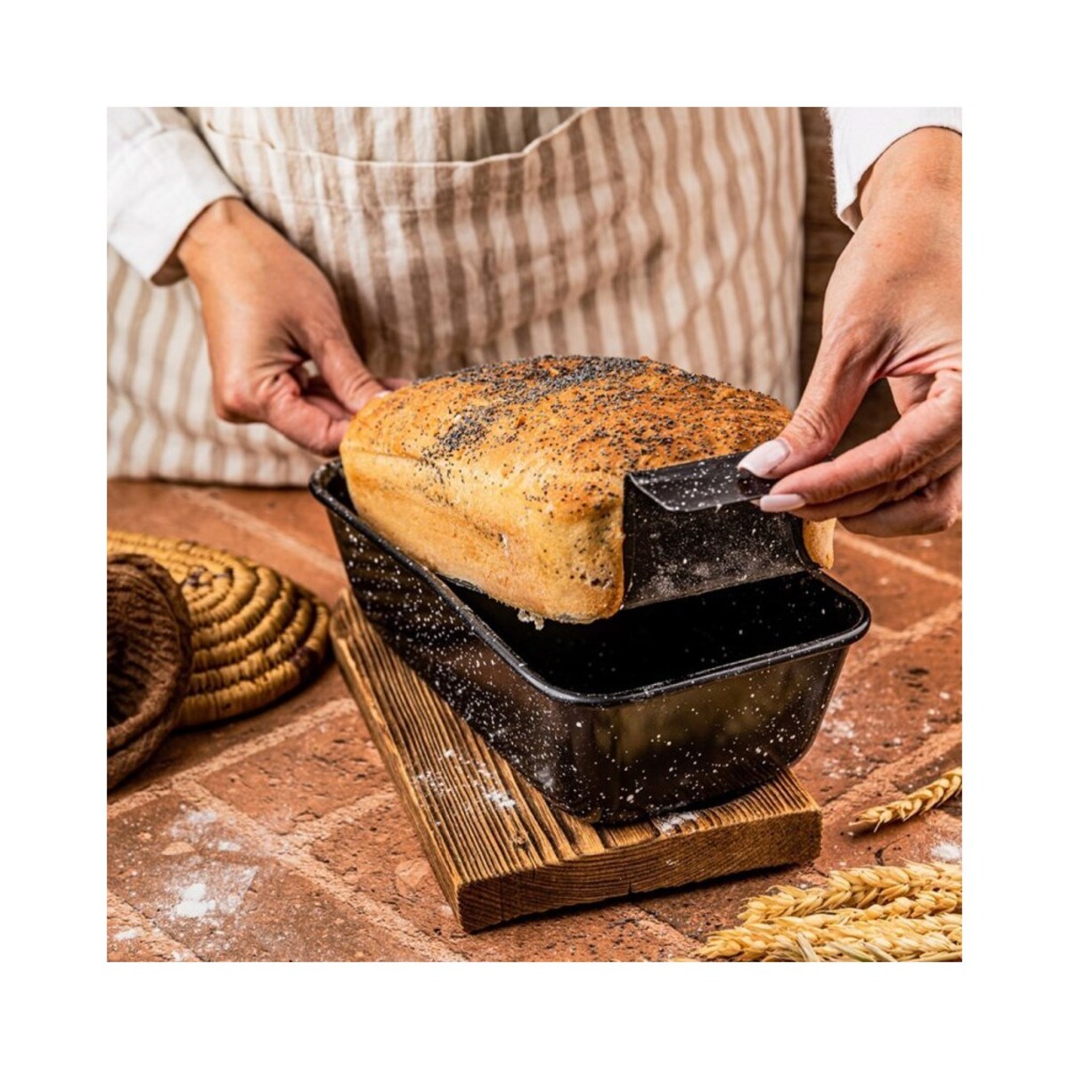 Kinghoff forma do chleba 24x13,5cm z wkładką KH1953